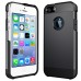 iPhone 5/5S Outfit Aluminum and Polycarbonate Dual Case, Black & Grey